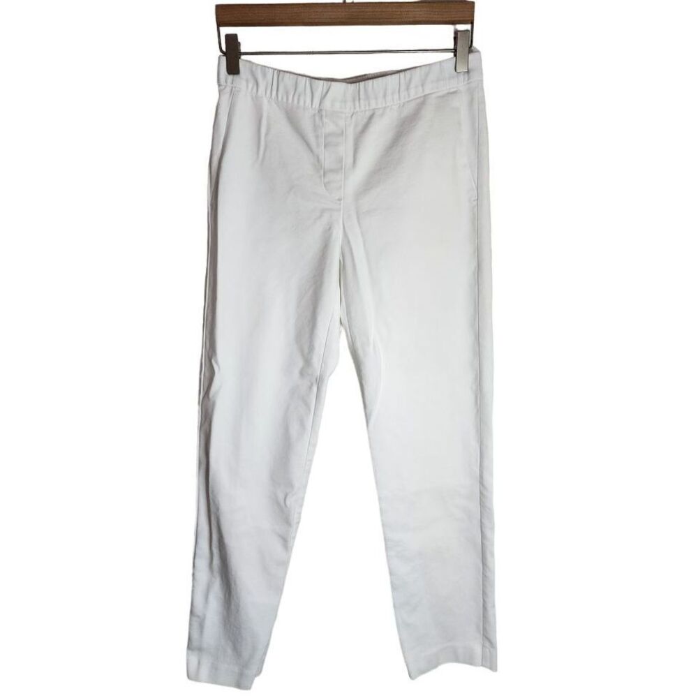 J. Jill Pants Women's‎ 6 Stretchy Casual Pull On Bottoms White